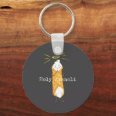 Holy Cannoli Funny Quote Italian American Gift Sic キーホルダー (正面)