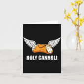 Holy Cannoli Tri-blend Funny Quote  カード (黄色い花)