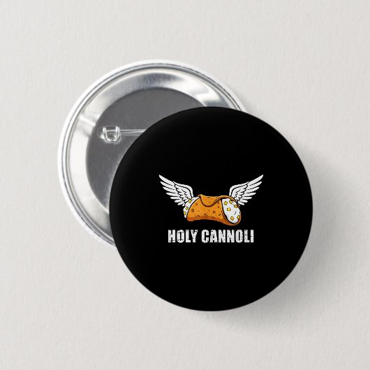 Holy Cannoli Tri-blend Funny Quote  缶バッジ (正面&裏面)