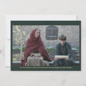 Holy Card | Saint Ludmila with Wenceslaus 招待状 (正面)