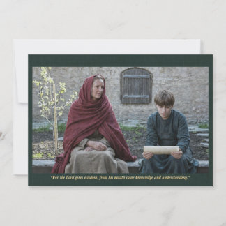 Holy Card | Saint Ludmila with Wenceslaus 招待状