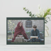 Holy Card | Saint Ludmila with Wenceslaus 招待状 (スタンド正面)