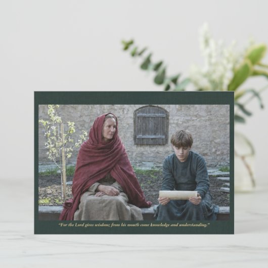 Holy Card | Saint Ludmila with Wenceslaus 招待状 (スタンド正面)