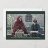 Holy Card | Saint Ludmila with Wenceslaus 招待状 (正面/裏面)