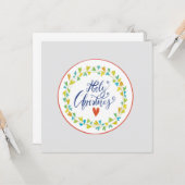 holy christmas card カード (正面/裏面インサイチュ)