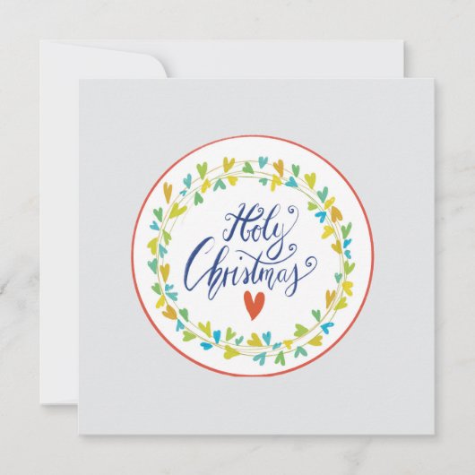 holy christmas card カード (正面)
