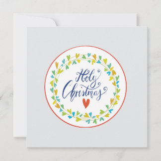holy christmas card カード