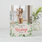 Holy Christmas New Home for Holidaysフォトムービング シーズンカード (スタンド正面)