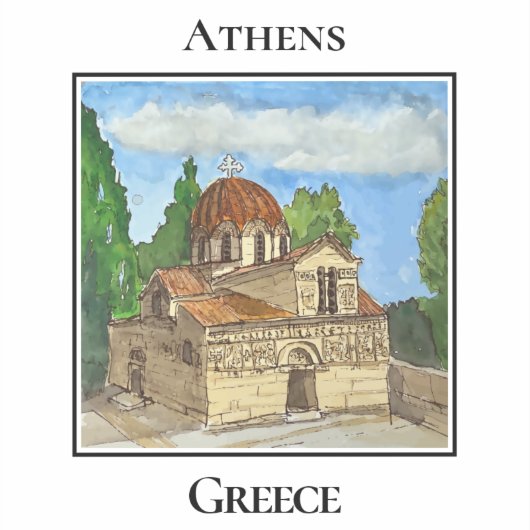 Holy Church of the Virgin Mary Gorgoepikoos シール (正面)