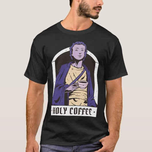 Holy Coffee Bean Caffeine Tシャツ (正面)