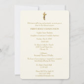 Holy Communion Eucharist Chalice Invitation 招待状 (裏面)