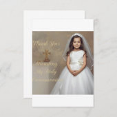 Holy Communion Thank you card サンキューカード (正面/裏面)