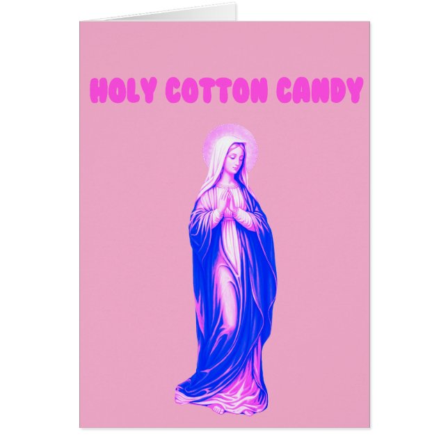 Holy Cotton Candy Vierge Marie Rose et Bleue (正面)
