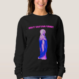 Holy Cotton Candy Vierge Marie Rose et Bleue スウェットシャツ