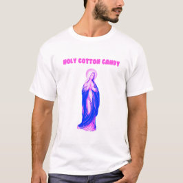 Holy Cotton Candy Vierge Marie Rose et Bleue Tシャツ