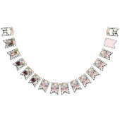 Holy Cowの最初の誕生日12ヶ月の写真 バンティングフラッグ (全)