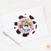 Holy Cow誕生日写真Thank You For 来's ラウンドシール (封筒)