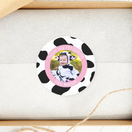 Holy Cow誕生日写真Thank You For 来's ラウンドシール