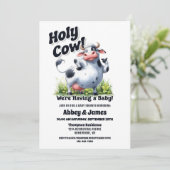 Holy Cow赤ちゃんシャワーを浴びてる 招待状 (スタンド正面)