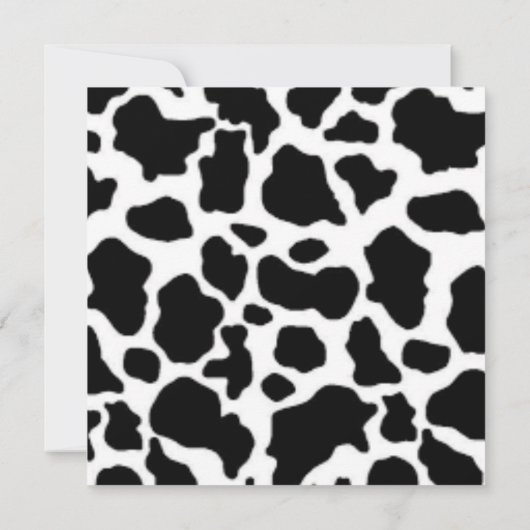 Holy Cow！1歳の招待状 招待状 (裏面)