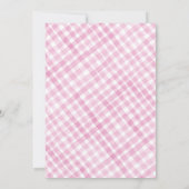 Holy Cow 1st Birthday招待状with Cow Art 招待状 (裏面)