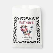 Holy Cow! 1st Birthday | Animal First Birthday  フェイバーバッグ (正面)