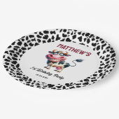 Holy Cow! 1st Birthday | Animal First Birthday  ペーパープレート (アングル)
