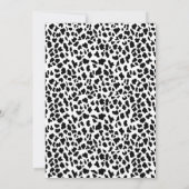 Holy Cow! 1st Birthday | Animal First Birthday  招待状 (裏面)