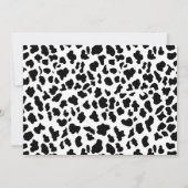 Holy Cow! 1st Birthday | Animal First Birthday  招待状 (裏面)