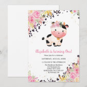 Holy Cow Birthday Invitation 招待状 (正面/裏面)