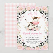 Holy Cow Birthday Invitation 招待状 (正面/裏面)