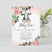 Holy Cow Birthday Invitation 招待状 (スタンド正面)