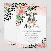 Holy Cow Birthday Invitation 招待状 (正面/裏面)