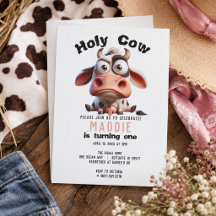 Holy Cow Caricatures I’m One Cowgirl 1st Birthday 