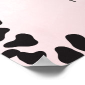 Holy Cow, Cute cow birthday girl ポスター (角)