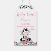 Holy Cow First Birthday   ギフトタグ (正面)
