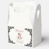 Holy Cow - First Birthday Girl Cow Theme フェイバーボックス (オープン)