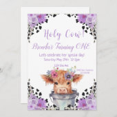 Holy Cow First Birthday   Invitation 招待状 (正面/裏面)