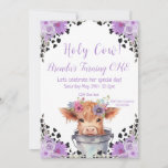 Holy Cow First Birthday   Invitation 招待状<br><div class="desc">Holy Cow First Birthday Invitation is Adorable and
Stylish. Personalize with your own party information.</div>