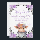 Holy Cow First Birthday   Invitation 招待状<br><div class="desc">Holy Cow First Birthday Invitation is Adorable and
Stylish. Personalize with your own party information.</div>