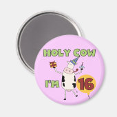 Holy Cow I'm 16 T-shirts and Gives マグネット (正面/裏面)