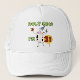 Holy Cow I'm 21誕生日Tシャツ&ギフト キャップ