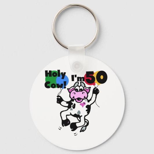 Holy Cow I'm 50 T-shirts and Gives キーホルダー (正面)