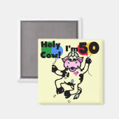 Holy Cow I'm 50 T-shirts and Gives マグネット (正面/裏面)