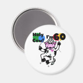Holy Cow I'm 60 T-shirts and Gives マグネット (正面/裏面)