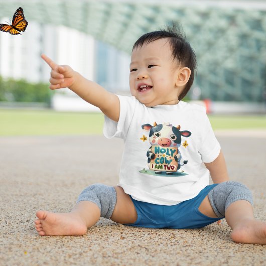 Holy Cow, I'm Two! トドラーTシャツ