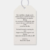 Holy Cow It's a Girl Cute Cow ギフトタグ (裏面)