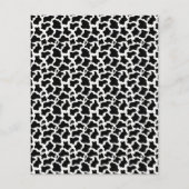 Holy Cow It's a Girl Cute Cow Baby shower (裏面)