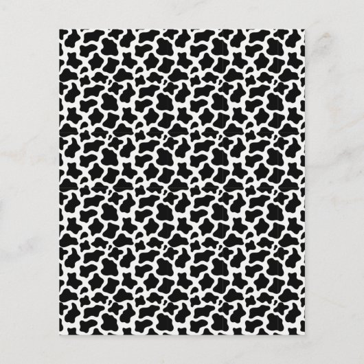 Holy Cow It's a Girl Cute Cow Baby shower (裏面)