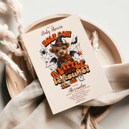 Holy Cow Little Boo ハロウィン ベビーシャワー 招待状